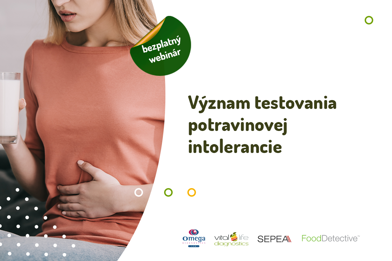 Online webinár: Význam testovania potravinovej intolerancie